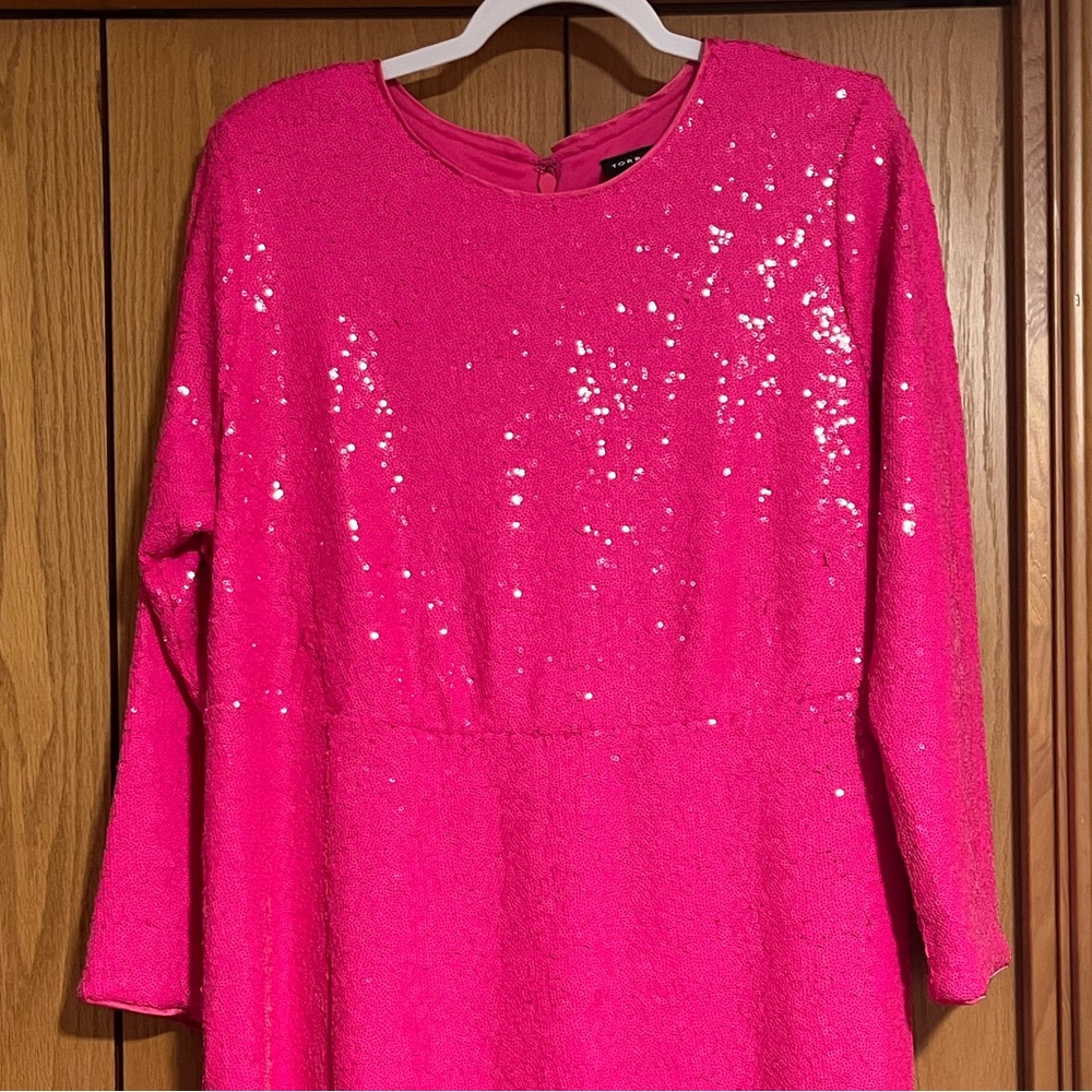 Torrid At The Knee Sequin Strong Shoulder Dress - Size 18